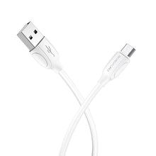 Заредете изображение във визуализатора на галерията – Borofone Cable BX19 Benefit - USB to Micro USB - 2,4A 1 metre white
