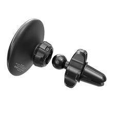Заредете изображение във визуализатора на галерията – Borofone Car holder BH45 Mobile magnetic with wireless charging to air vent for Magsafe black
