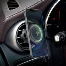 Заредете изображение във визуализатора на галерията – Borofone Car holder BH45 Mobile magnetic with wireless charging to air vent for Magsafe black
