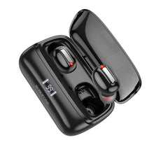 Заредете изображение във визуализатора на галерията – Borofone TWS Bluetooth Earphones BE55 Perfect Black
