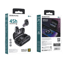 Заредете изображение във визуализатора на галерията – Borofone TWS Bluetooth Earphones BE55 Perfect Black
