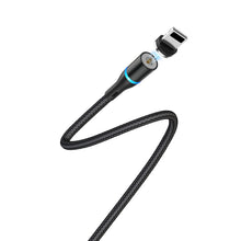 Заредете изображение във визуализатора на галерията – Borofone Cable BU16 Skill magnetic - USB to Lightning - 2,4A 1,2 metres black
