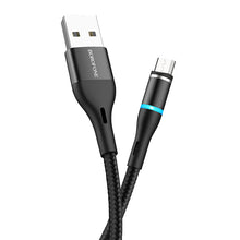 Заредете изображение във визуализатора на галерията – Borofone Cable BU16 Skill magnetic - USB to Micro USB - 2,4A 1,2 metres black
