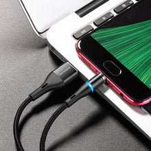 Заредете изображение във визуализатора на галерията – Borofone Cable BU16 Skill magnetic - USB to Micro USB - 2,4A 1,2 metres black
