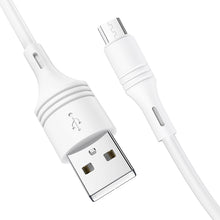 Заредете изображение във визуализатора на галерията – Borofone Cable BX43 CoolJoy - USB to Micro USB - 2,4A 1 metre white
