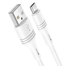Заредете изображение във визуализатора на галерията – Borofone Cable BX43 CoolJoy - USB to Micro USB - 2,4A 1 metre white
