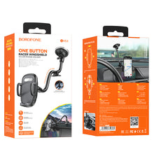 Заредете изображение във визуализатора на галерията – Borofone Car holder BH54 Racer with windshield mount black
