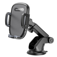 Заредете изображение във визуализатора на галерията – Borofone Car holder BH53 Windy with windshield mount black
