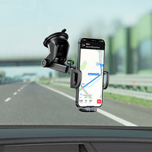 Заредете изображение във визуализатора на галерията – Borofone Car holder BH53 Windy with windshield mount black

