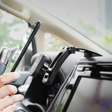 Заредете изображение във визуализатора на галерията – Borofone Car holder BH17 Ice Jade magnetic on dashboard black
