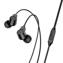 Заредете изображение във визуализатора на галерията – Borofone Earphones BM64 Goalant with microphone black
