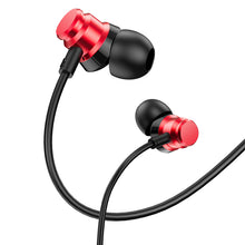 Заредете изображение във визуализатора на галерията – Borofone Earphones BM62 Prosperity with microphone red
