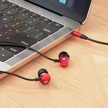 Заредете изображение във визуализатора на галерията – Borofone Earphones BM62 Prosperity with microphone red
