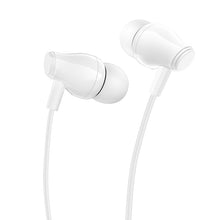 Заредете изображение във визуализатора на галерията – Borofone Earphones BM61 Wanderer with microphone white
