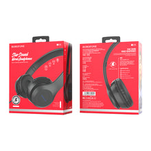 Заредете изображение във визуализатора на галерията – Borofone Headphones BO5 Star with microphone blue
