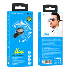 Заредете изображение във визуализатора на галерията – Borofone Bluetooth Headset BC34 Mini Black

