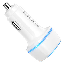 Заредете изображение във визуализатора на галерията – Borofone Car charger BZ14 Max - 2xUSB - 2,4A white
