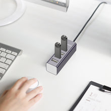 Заредете изображение във визуализатора на галерията – KAKU Adapter HUB KSC-383 Yilian - USB to 4xUSB - grey

