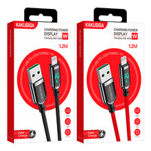 Заредете изображение във визуализатора на галерията – KAKU Cable KSC-599 Kuxian - USB to Lightning - 1,2 metres black
