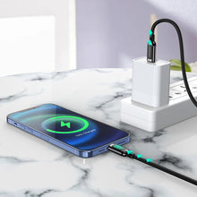 Заредете изображение във визуализатора на галерията – KAKU Cable KSC-599 Kuxian - Type C to Lightning - PD 20W 1,2 metres black
