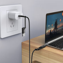 Заредете изображение във визуализатора на галерията – KAKU Cable KSC-654 Tuojie 4 in 1 - USB + Type C to Type C + Lightning - 1,2 metres black
