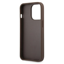 Заредете изображение във визуализатора на галерията – Original Case GUESS 4G Big Metal Logo GUHCP13X4GMGBR for Iphone 13 Pro Max brown
