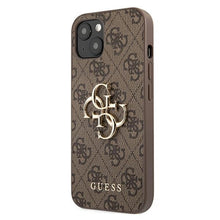 Заредете изображение във визуализатора на галерията – Original Case GUESS 4G Big Metal Logo GUHCP13M4GMGBR for Iphone 13 brown
