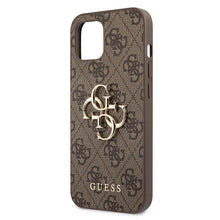 Заредете изображение във визуализатора на галерията – Original Case GUESS 4G Big Metal Logo GUHCP13M4GMGBR for Iphone 13 brown
