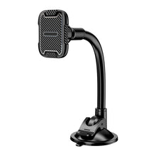 Заредете изображение във визуализатора на галерията – KAKU Car holder KSC-473B Yuanxing magnetic with windshield mount black
