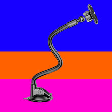 Заредете изображение във визуализатора на галерията – KAKU Car holder KSC-473B Yuanxing magnetic with windshield mount black
