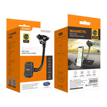 Заредете изображение във визуализатора на галерията – KAKU Car holder KSC-473B Yuanxing magnetic with windshield mount black
