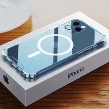 Заредете изображение във визуализатора на галерията – TEL PROTECT MagSilicone Case for Iphone 11 Transparent
