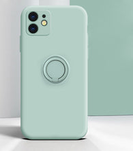 Заредете изображение във визуализатора на галерията – Vennus Silicone Ring for Iphone 13 Mini Blue
