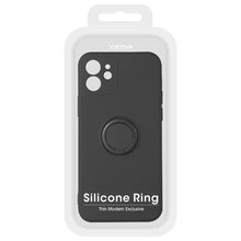 Заредете изображение във визуализатора на галерията – Vennus Silicone Ring for Iphone 13 Mini Black
