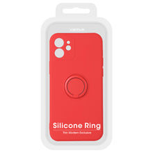 Заредете изображение във визуализатора на галерията – Vennus Silicone Ring for Iphone 13 Pro Max Red
