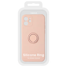 Заредете изображение във визуализатора на галерията – Vennus Silicone Ring for Iphone 12 Light pink
