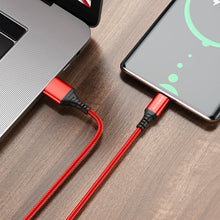 Заредете изображение във визуализатора на галерията – Borofone Cable BX54 Ultra Bright - USB to Type C - 2,4A 1 metre red

