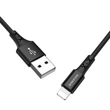 Заредете изображение във визуализатора на галерията – Borofone Cable BX20 Enjoy - USB to Lightning - 2A 1 metre black
