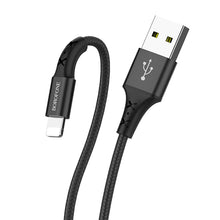 Заредете изображение във визуализатора на галерията – Borofone Cable BX20 Enjoy - USB to Lightning - 2A 1 metre black
