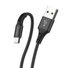 Заредете изображение във визуализатора на галерията – Borofone Cable BX20 Enjoy - USB to Micro USB - 2A 1 metre black
