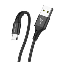 Заредете изображение във визуализатора на галерията – Borofone Cable BX20 Enjoy - USB to Type C - 2A 1 metre black
