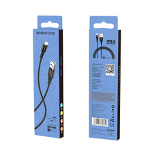 Заредете изображение във визуализатора на галерията – Borofone Cable BX20 Enjoy - USB to Type C - 2A 1 metre black
