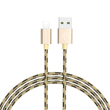 Заредете изображение във визуализатора на галерията – Borofone Cable BX24 Ring Current - USB to Lightning - 2,4A 1 metre gold
