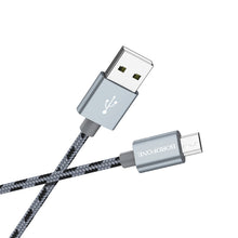 Заредете изображение във визуализатора на галерията – Borofone Cable BX24 Ring Current - USB to Micro USB - 2,4A 1 metre grey
