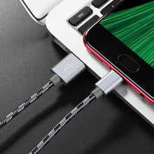 Заредете изображение във визуализатора на галерията – Borofone Cable BX24 Ring Current - USB to Micro USB - 2,4A 1 metre grey
