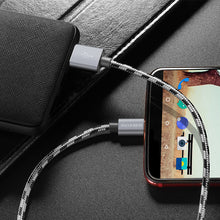 Заредете изображение във визуализатора на галерията – Borofone Cable BX24 Ring Current - USB to Type C - 3A 1 metre grey
