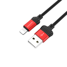 Заредете изображение във визуализатора на галерията – Borofone Cable BX28 Dignity - USB to Lightning - 2,4A 1 metre red
