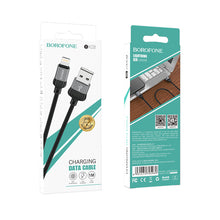 Заредете изображение във визуализатора на галерията – Borofone Cable BX28 Dignity - USB to Lightning - 2,4A 1 metre grey
