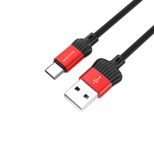 Заредете изображение във визуализатора на галерията – Borofone Cable BX28 Dignity - USB to Typ C - 2,4A 1 metre red
