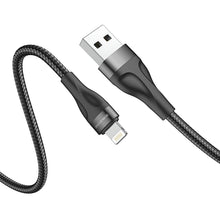 Заредете изображение във визуализатора на галерията – Borofone Cable BX61 Source - USB to Lightning - 2,4A 1 metre black
